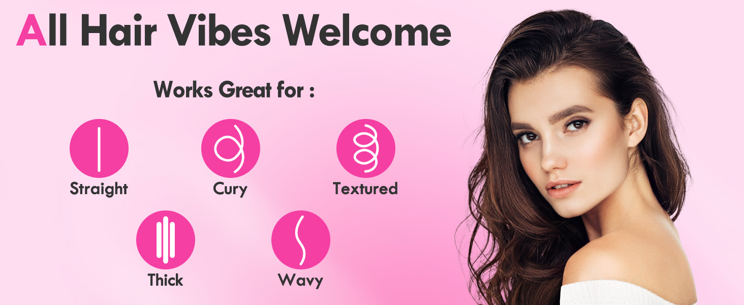 denman brush curly hair