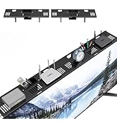 CABTE Adjustable Steel TV Top Shelf, Floating TV Stand, Universal Monitor Shelf for Soundbar, Gam...