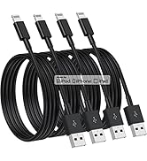 4 Pack [Apple MFi Certified] Apple Charging Cables 10ft, iPhone Chargers Lightning Cable 10 Foot,...