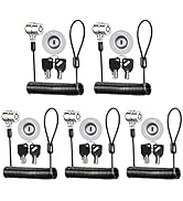 I3C Laptop Cable Lock Retractable Hardware Security Cable Lock with Anchor Plate for Laptop, Smar...