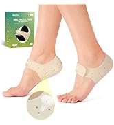 Heel Protectors Cups for Plantar Fasciitis - Welnove Heel Cups for Women Men Heels Spur Pain Reli...