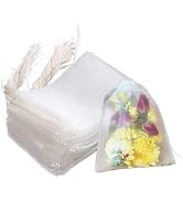 100 Pcs Loose Tea Bags, Disposable Tea Bags for Loose Leaf Tea, Reusable, Coffee, Herbs, Spice Sa...