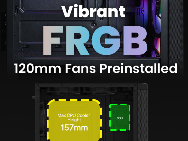 Zalman M4 SE Black M-ATX RGB PC Case