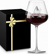 MNZZ Initial Crystal Wine Glasses for Women Mothers Gifts for Mom Day Wife Grandma Friend Sister ...
