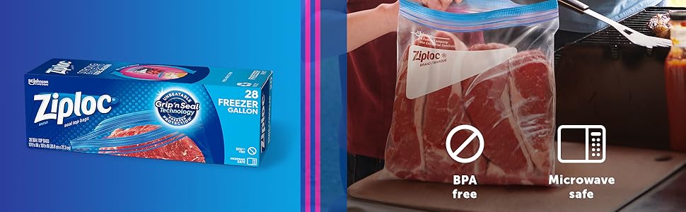 ziploc freezer bags