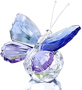 H&amp;D HYALINE &amp; DORA Crystal Cut Butterfly Animal Ornament Decoration for Office Table Home Bedroom