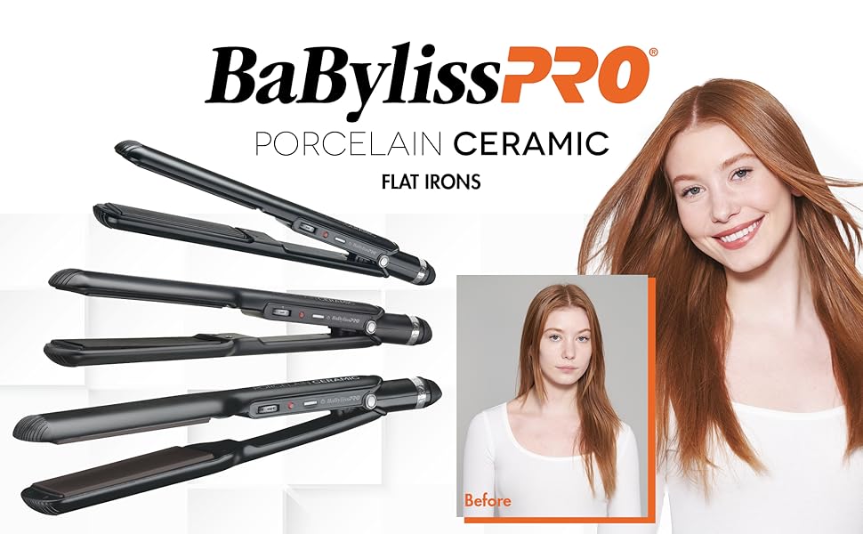 Porcelain Ceramic Flat Irons