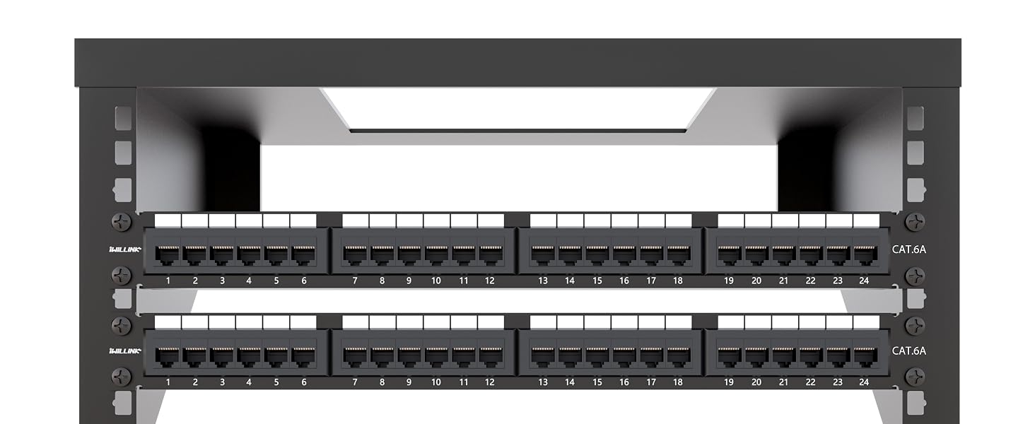 iwillink 24-port Cat6a Patch Panel