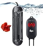 AQQA Aquarium Heater 500W 800W Submersible Fish Tank Heater with Double Explosion-Proof Quartz Tu...