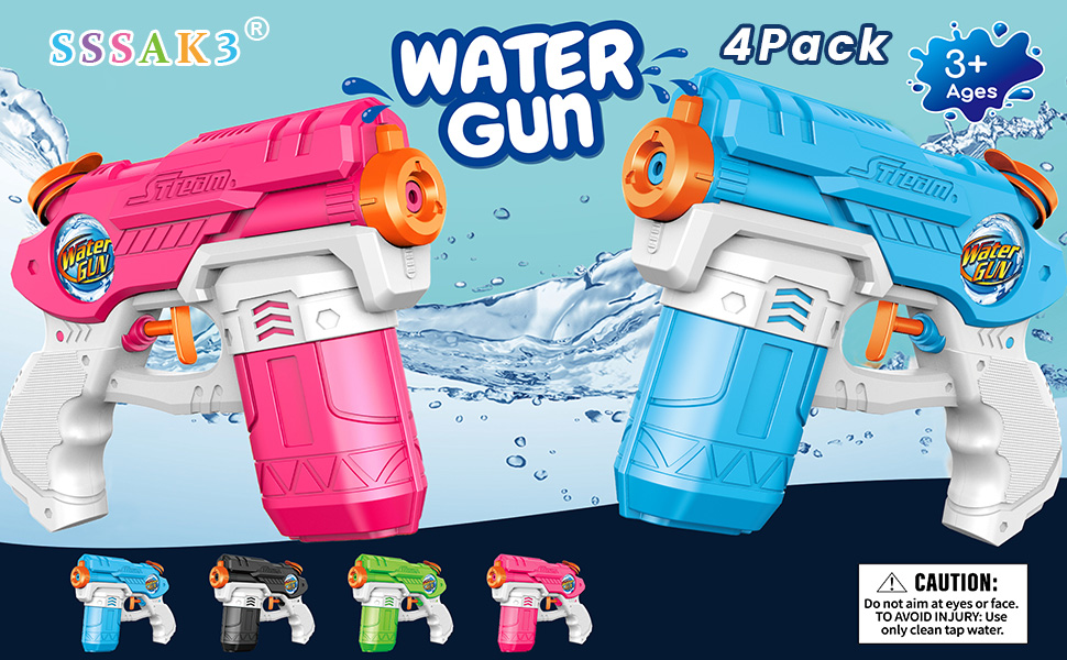 4-pack water guns-Brand:SSSAK3