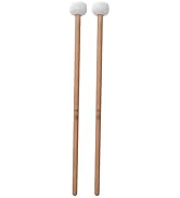 2Pcs Drum Timpani Mallets Soft Felt Snare Drum Sticks Percussion Mallets for Musical Instrument A...