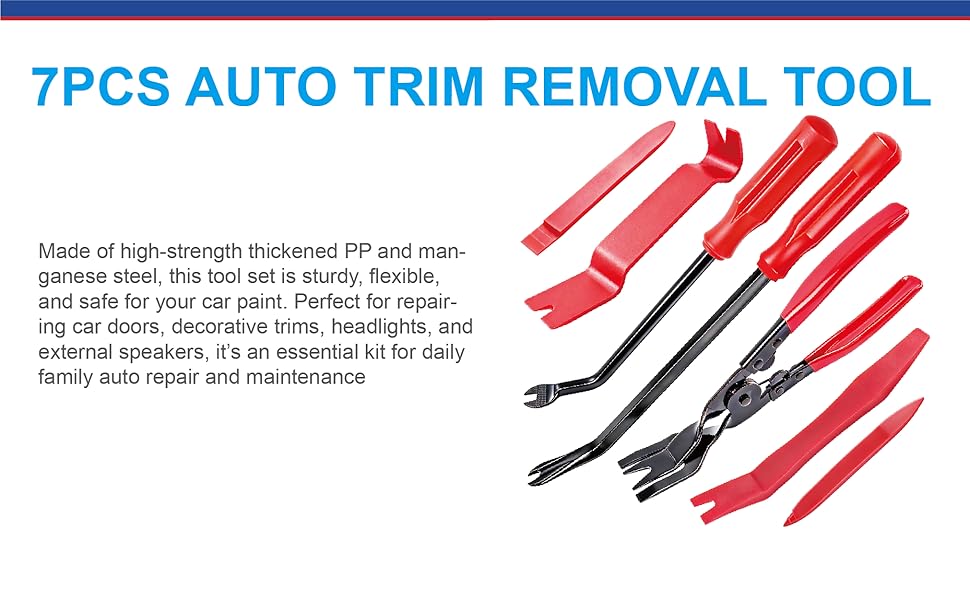 kit para abrir puertas de carro,7pcs trim removal tool