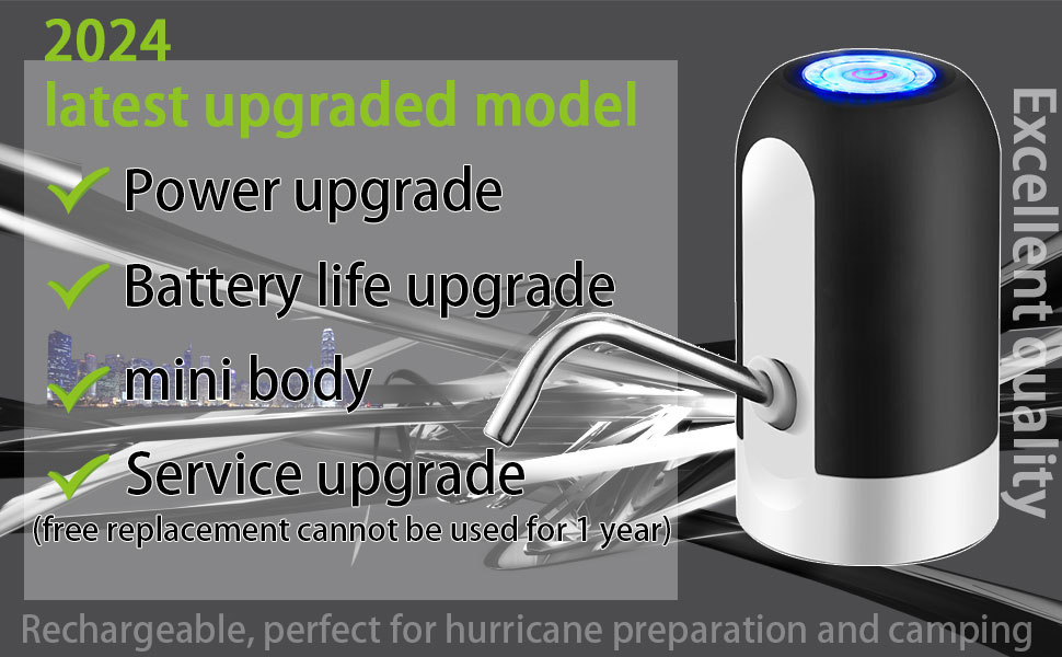 Rechargeable, perfect for hurricane preparation and camping