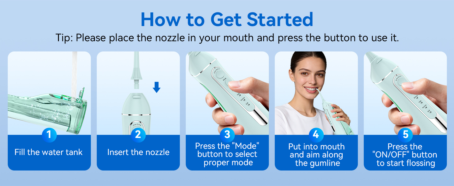 water teeth cleaner