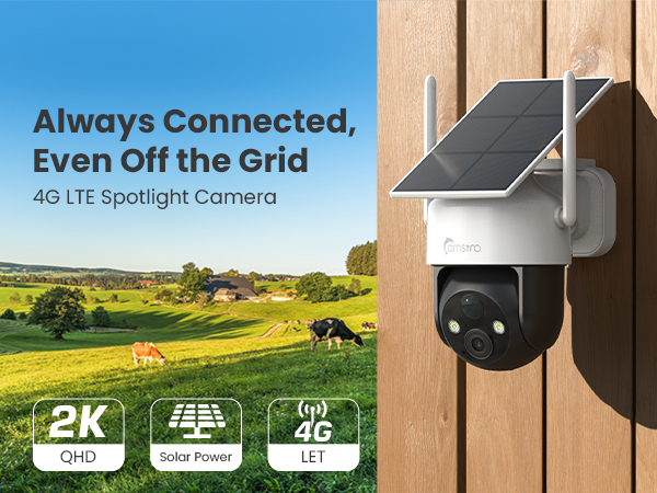 4g lte cellular security camera