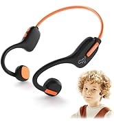 LOBKIN Kids Headphones Open Ear,Bluetooth 5.3 Air Conduction Wireless Lightweight Kids Earbuds IP...