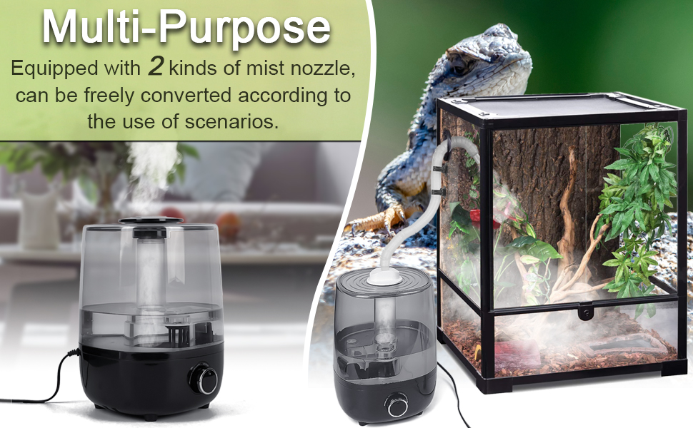HUMIDIFIERS FOR BEDROOM &amp; REPTILE HUMIDIFIERS