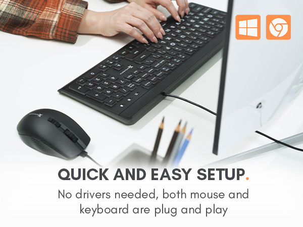 keyboard and mouse