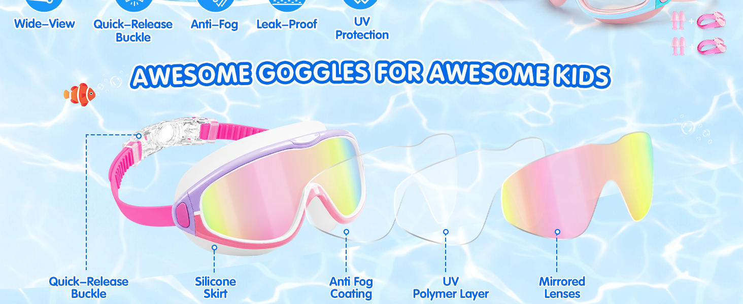 Kids Swim Goggles