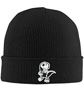 mutakin Dog Embroidery Beanie Hat Unisex Knit Cuffed Cap Women Men Gift