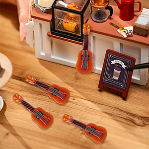 Dollhouse Mini Guitars Models