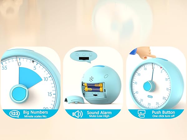 Visual Timer for Kid-Make time fun for kid! Colorful countdowns help children learn and stay on task