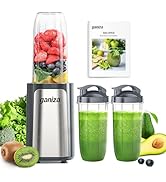 Ganiza Smoothie Blenders, 14Pcs Personal Blender for Shakes and Smoothies for Kitchen with 3 Port...