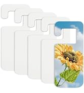 KINCHYGO, 5 Pack Sublimation Door Hanger Signs MDF Blank Doors Hang Tag for DIY Crafts Home Offic...