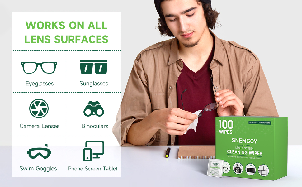 lens cleaning wipes