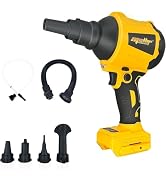 Cordless Compressed Air Duster &amp; Blower Compatible with DeWalt 20V MAX Battery (Tool Only), Brush...