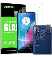 GOZOPO [3+3 Pack Screen Protector for Motorola Moto G Play 2023 [Scratch Resistant] [Bubble Free]...