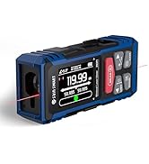 SainSmart Dual Laser Measuring Tool, 393Ft/120M Red Bilateral Distance Meter with Backlit LCD, Re...