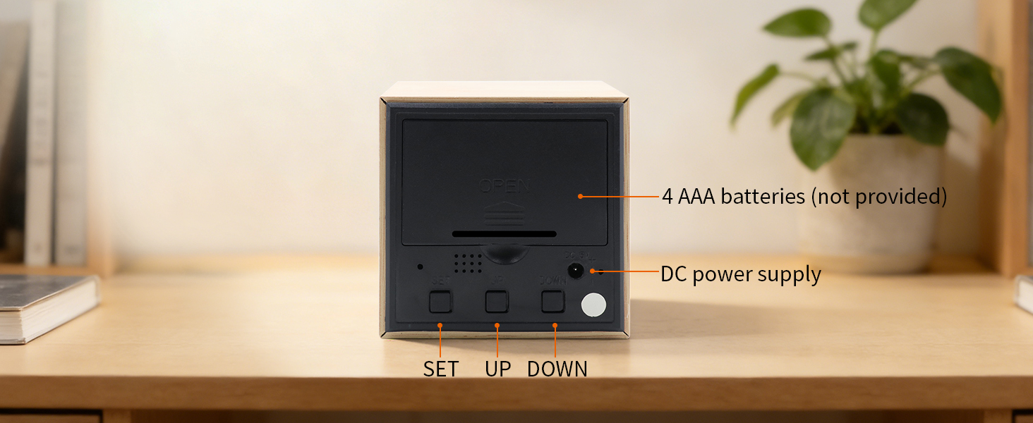 digital clock with temperature