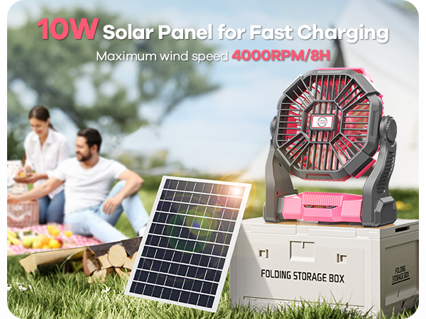 solar powered fan