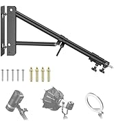 ULANZI TB25 Ring Light Wall Mount Triangle Boom Arm 51inch/130cm, Save Space Angle Flexible Rotat...