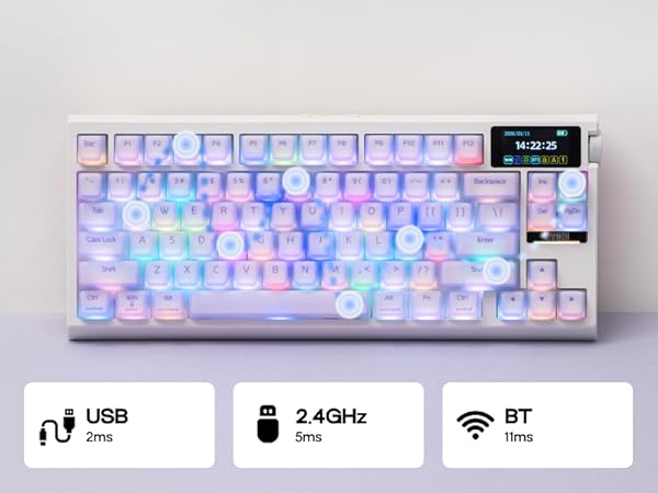 G84 PRO Mechanical Keyboard with Silicone Keycaps
