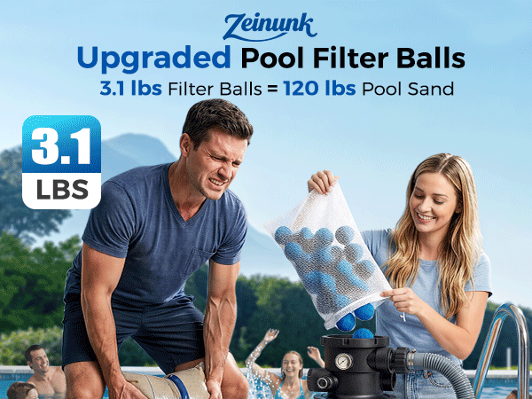 pool filter balls