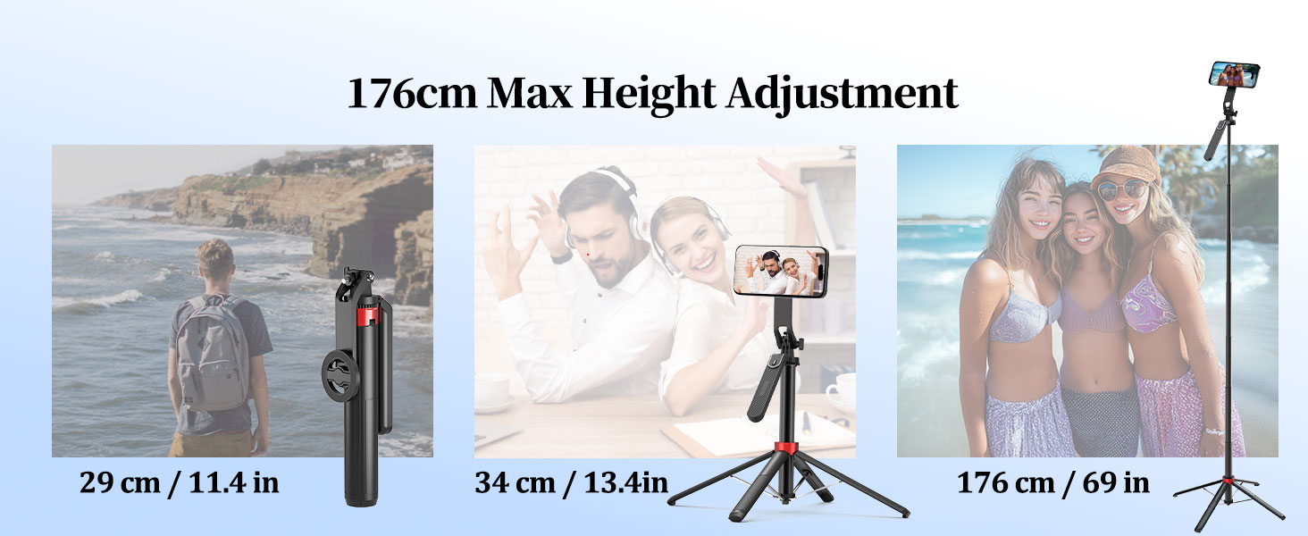 selfie stick tripod with remote