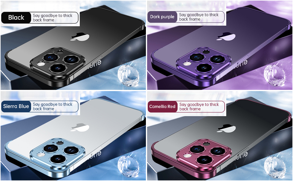 black case blue case purple case for women for men