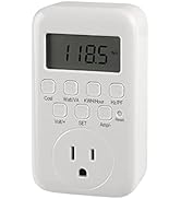 HBN Electricity Usage Monitor LCD Plug in Power Meter Digital Cost Watt/VA KWH/Hour Hz/PH Voltage...