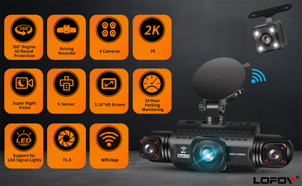 car dash cam front and back -11