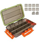TRUSCEND Fishing Tackle Box Organizer Portable Waterproof, Airtight Anti-wear Tackle Storage Boxe...