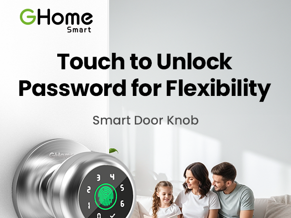 ghome smart door lock fingerprint