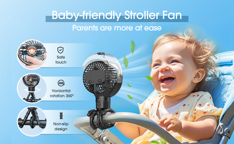 baby stroller fan