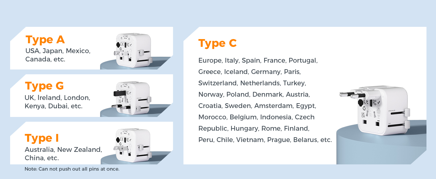 tessan universal travel adapter