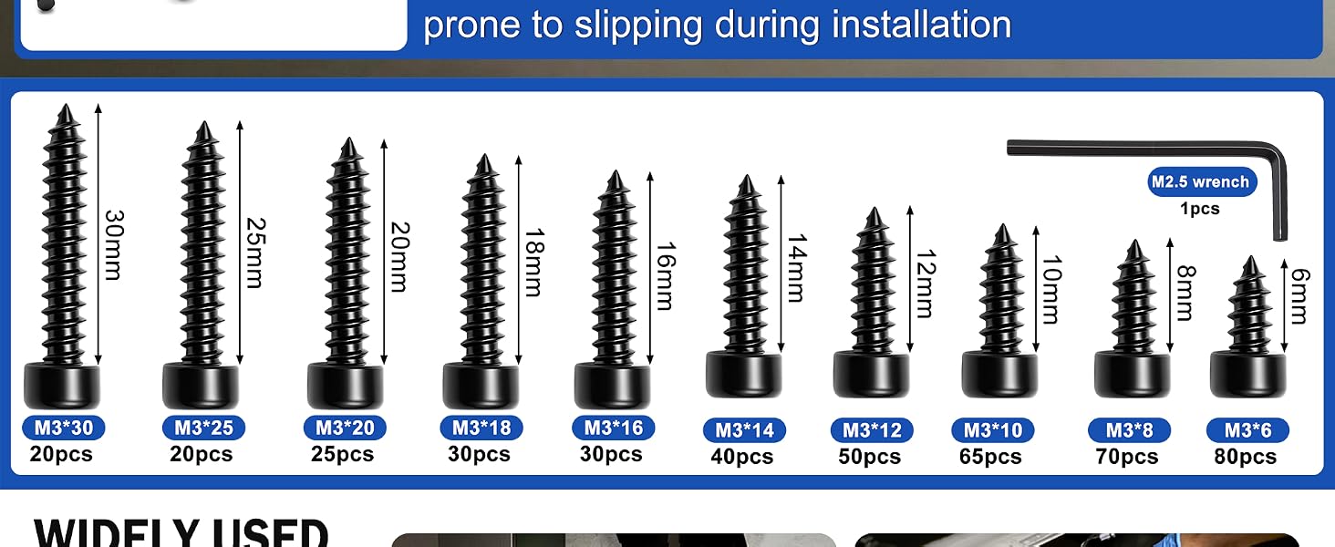 M3 Screws Kit