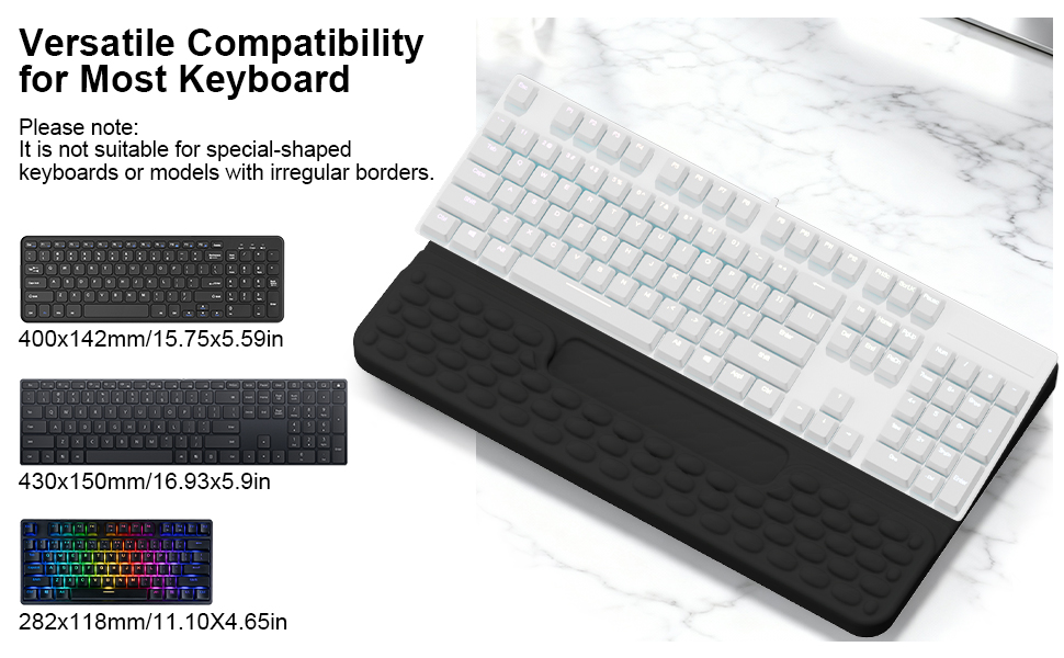 Versatile Compatibility for Most Keyboard