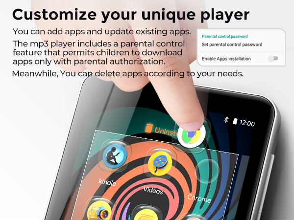 bluetooth mp3 music player