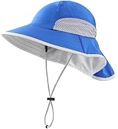 Connectyle Kids Sun Hat Adjustable Fishing Hat for Boys Grils Breathable UPF 50+ Protection Outdo...
