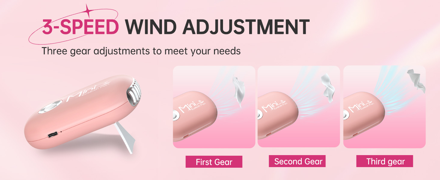 4 mini eyelash fan abanico para pestañas